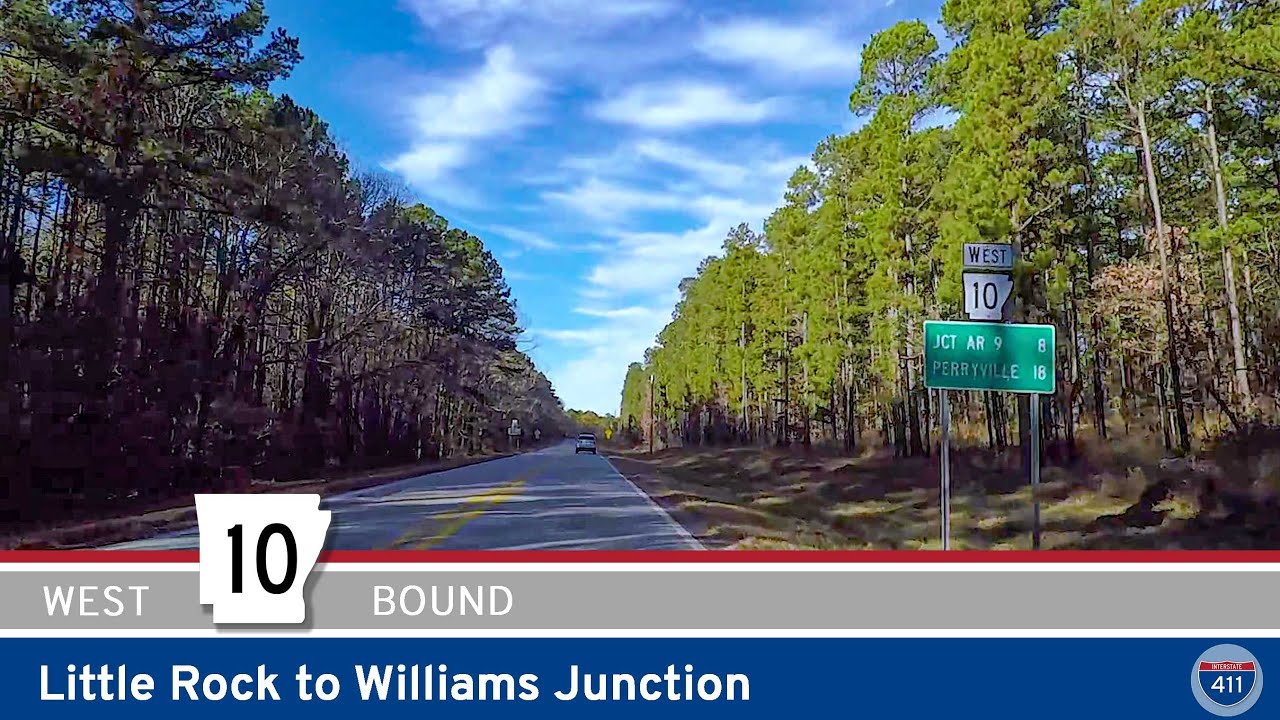 Arkansas Highway 10: Little Rock to Williams Junction