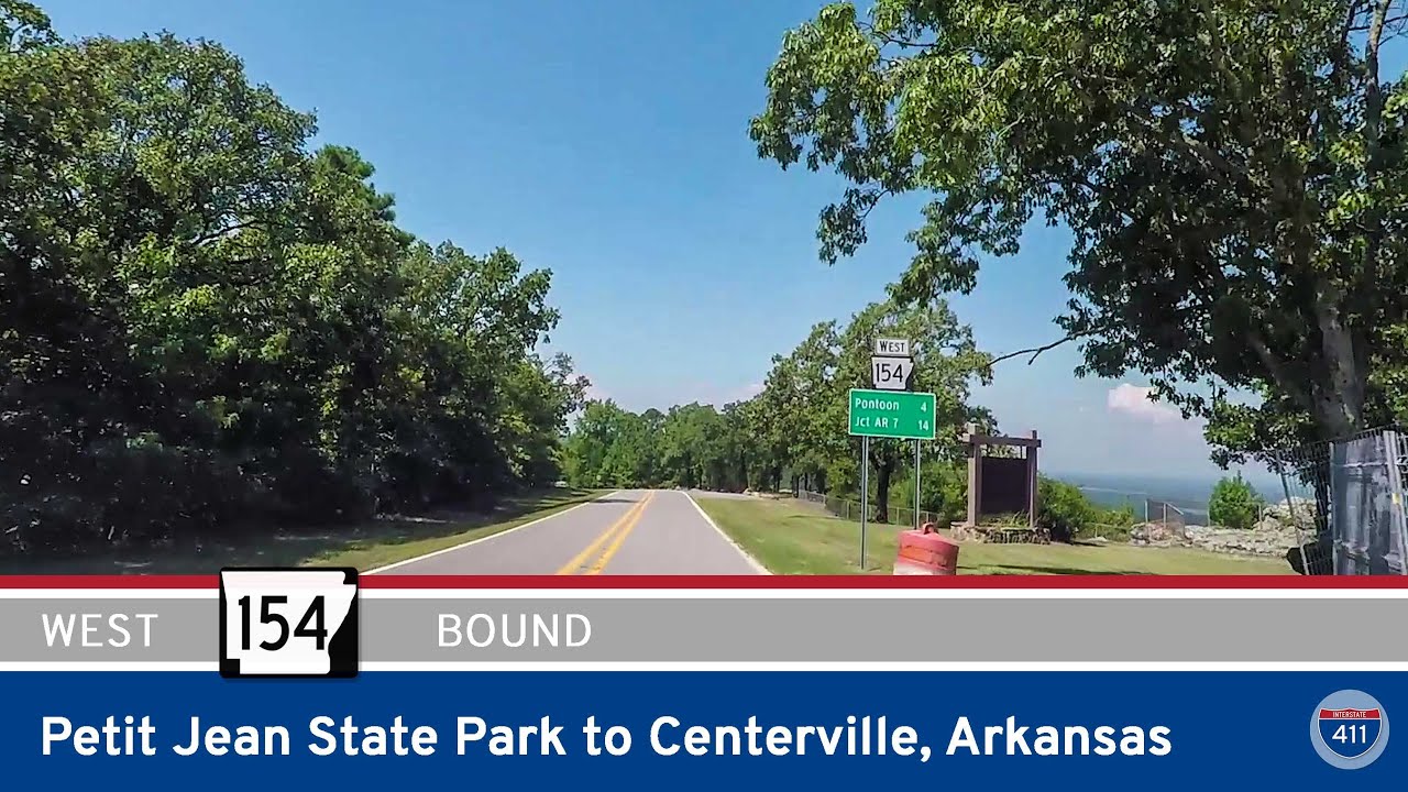 Arkansas Highway 154: Petit Jean State Park to Centerville