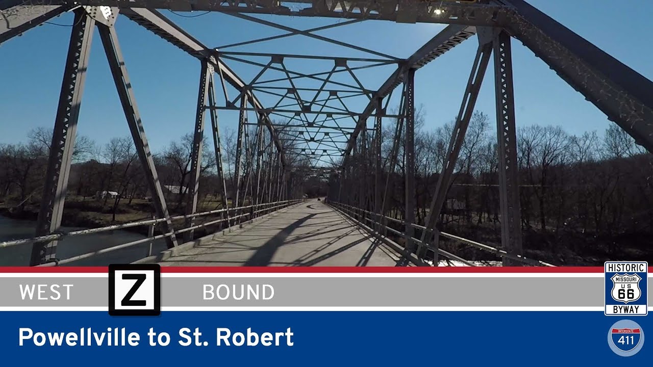 Missouri Supplemental Route Z: Powellville to St. Robert [Hooker Cut – Rt 66]