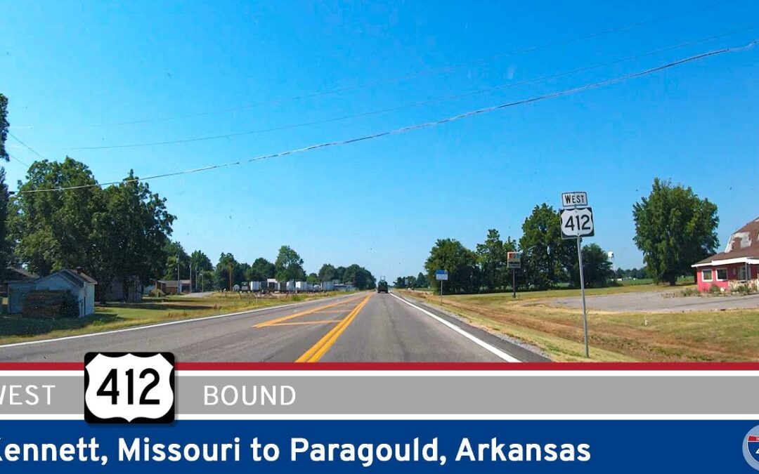 U.S. Highway 412: Kennett, Missouri to Paragould, Arkansas