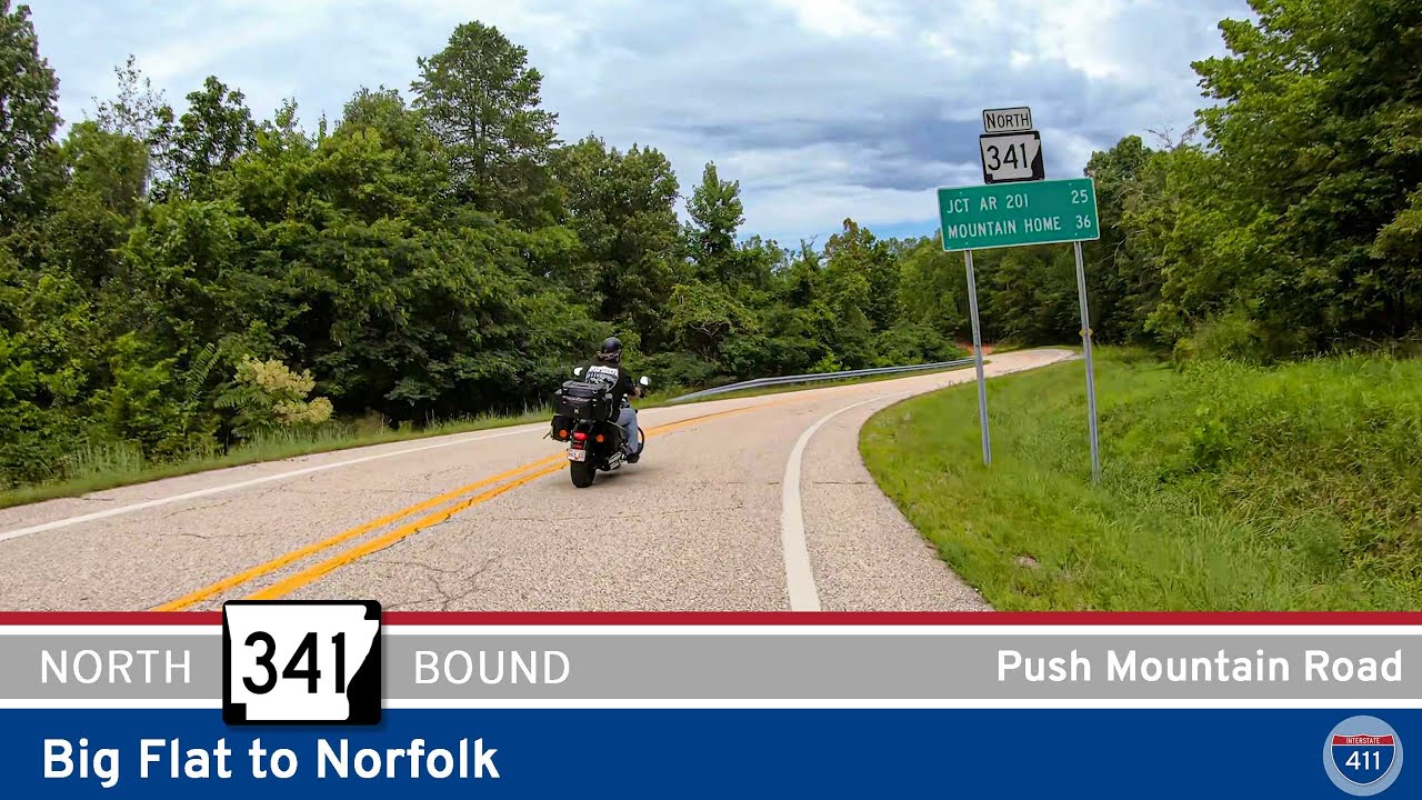 Arkansas Highway 341: Push Mountain Road – Big Flat to Norfolk