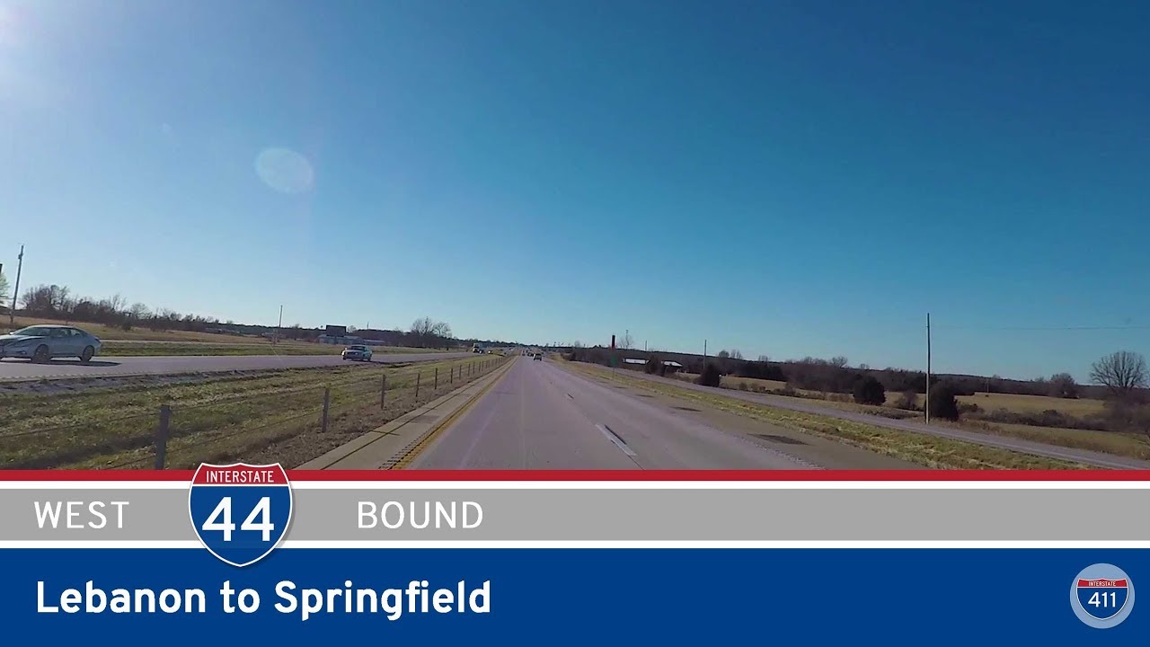 Interstate 44: Lebanon to Springfield – Missouri