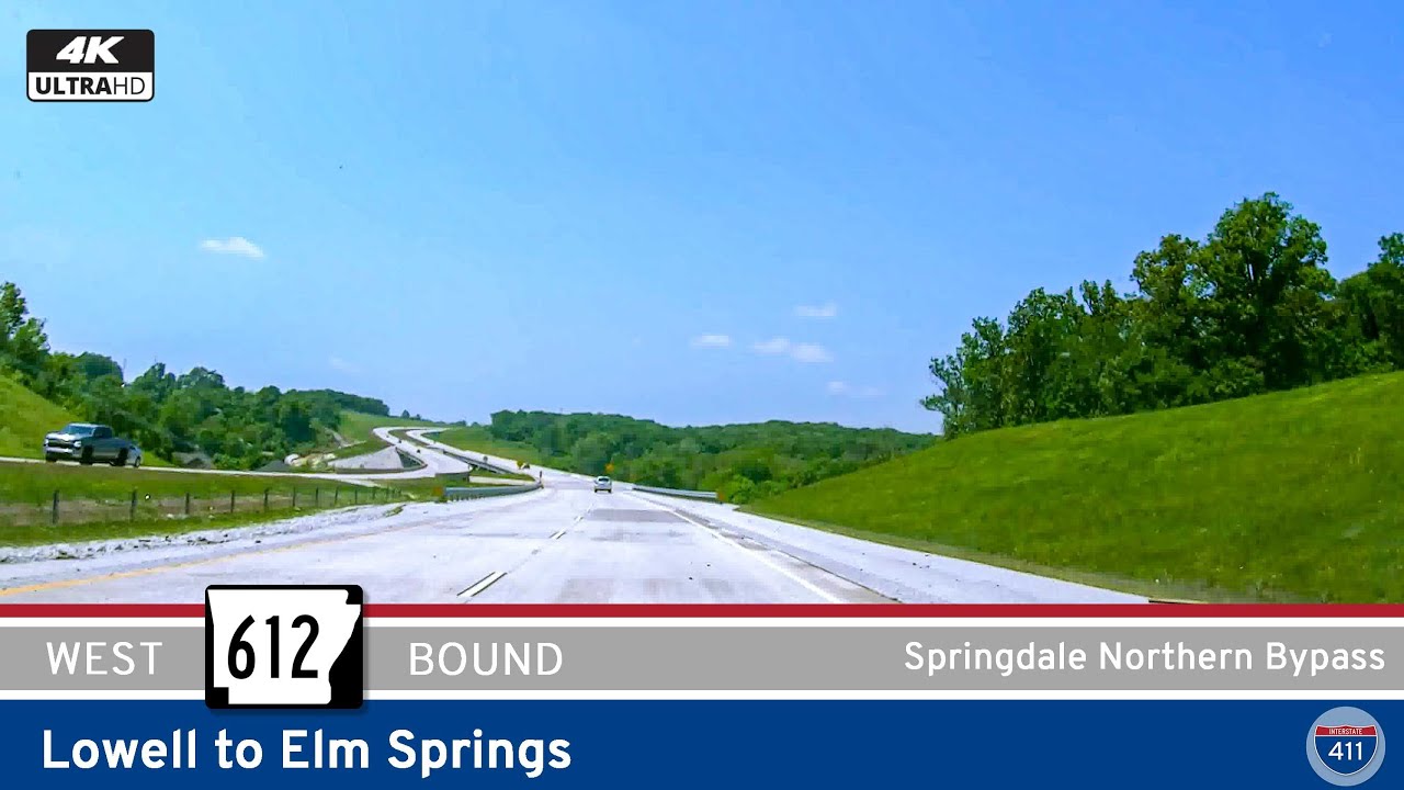 Arkansas Highway 612: Lowell to Elm Springs