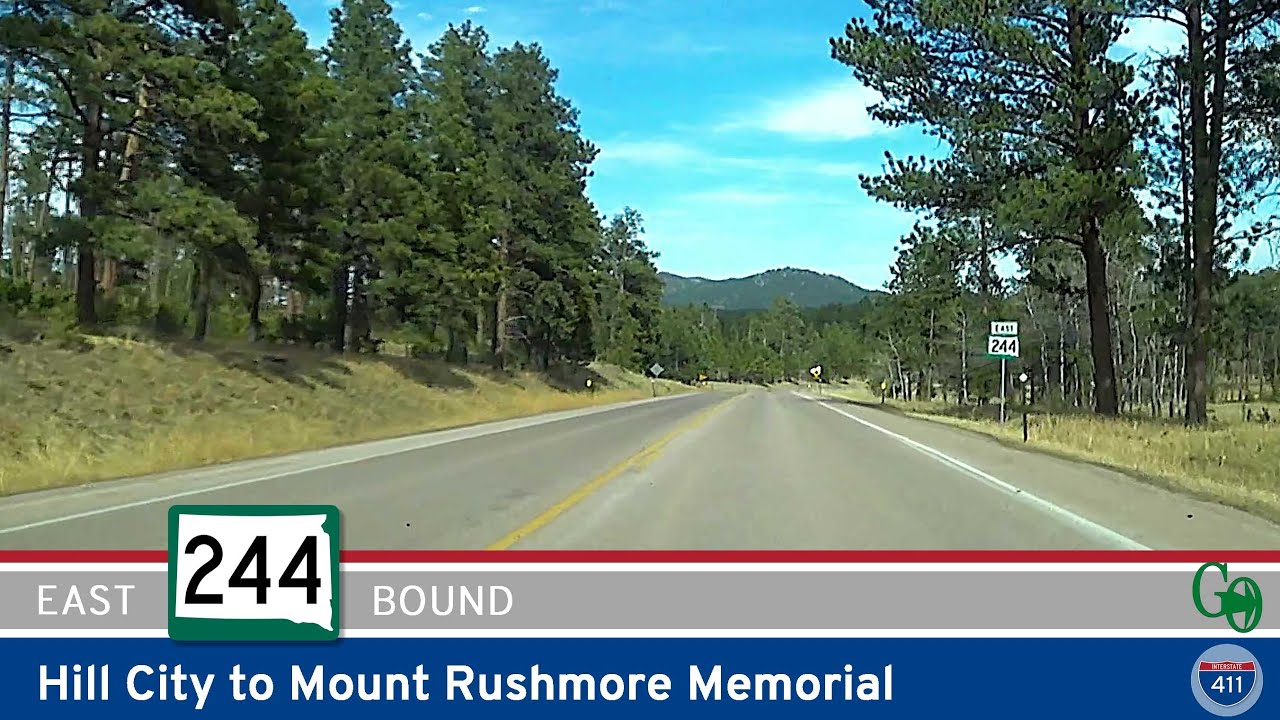 South Dakota Highway 244: Hill City to Mount Rushmore Memorial