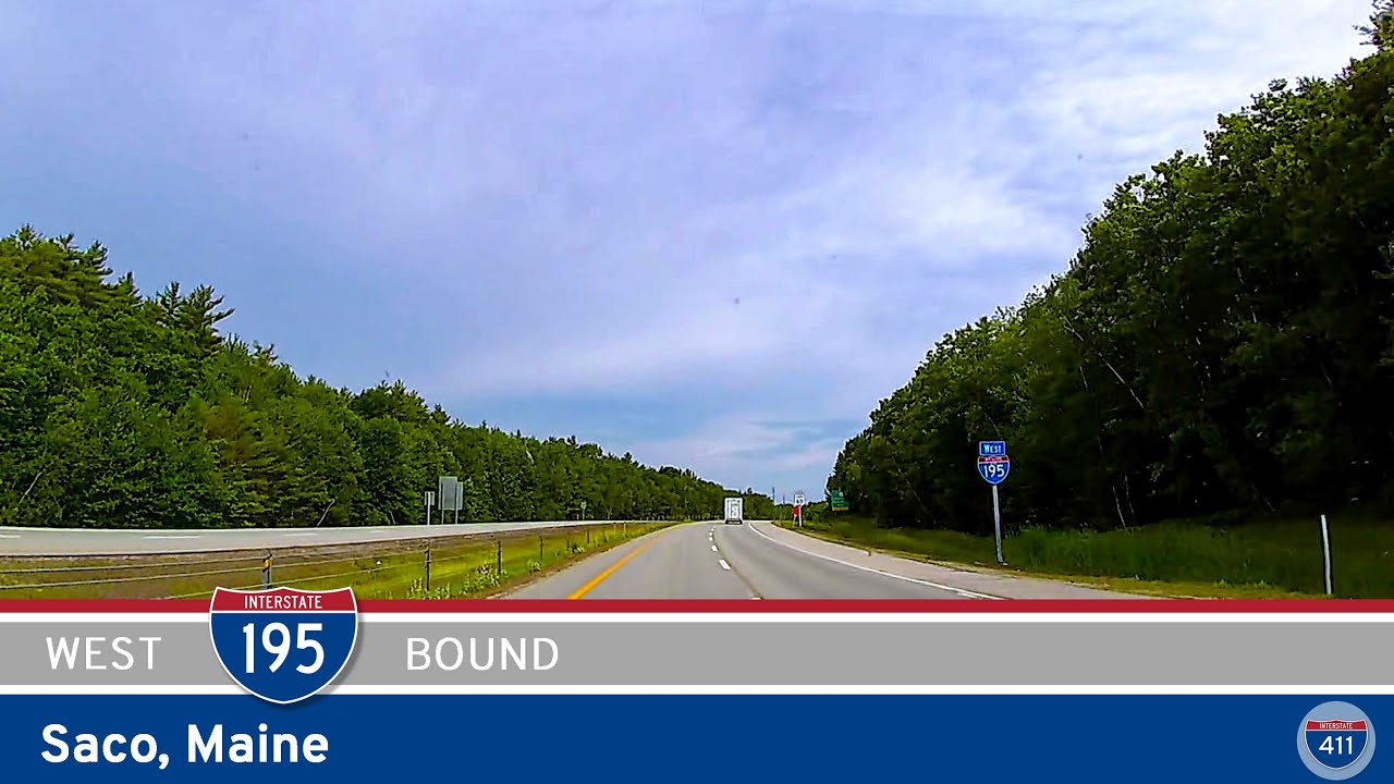 Interstate 195: Saco – Westbound – Maine