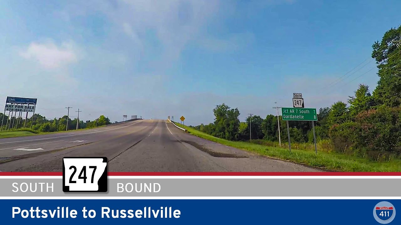 Arkansas Highway 247: Pottsville to Russellville