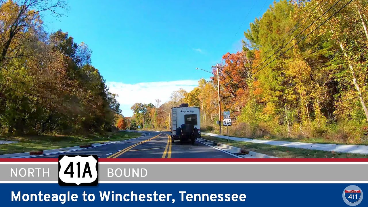 U.S. Highway 41A: Monteagle to Winchester – Tennessee