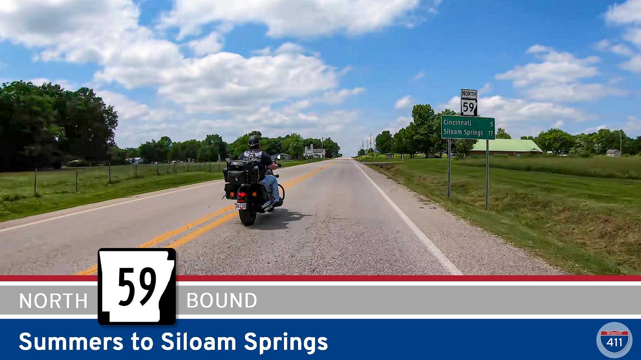 Arkansas Highway 59: Summers to Siloam Springs