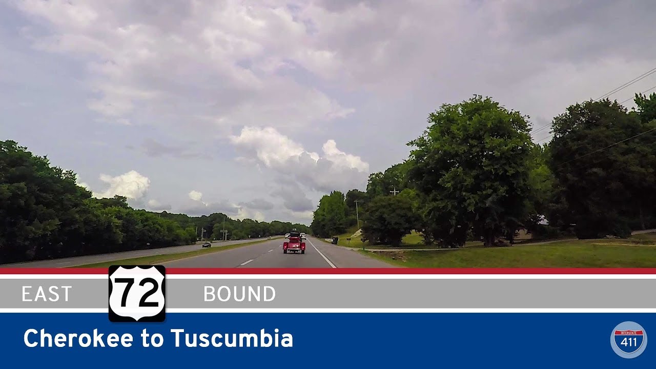 U.S. Route 72: Cherokee to Tuscumbia – Alabama