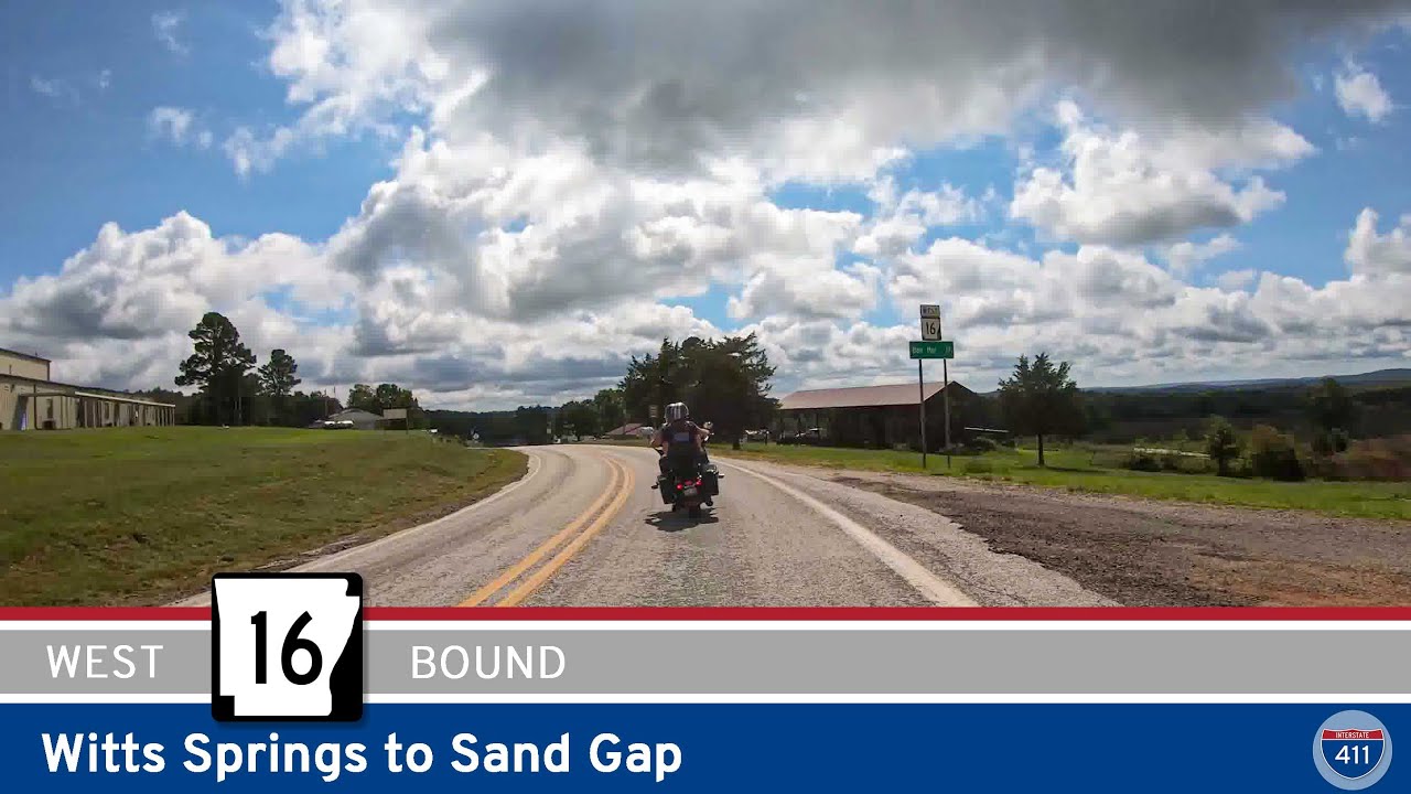 Explore the scenic and remote drive along Arkansas Highway 16 from Witts Springs to Sand Gap. This 26-mile route winds through the heart of the Ozarks, passing Pedestal Rocks and sweeping forest overlooks for a peaceful, unforgettable journey.
