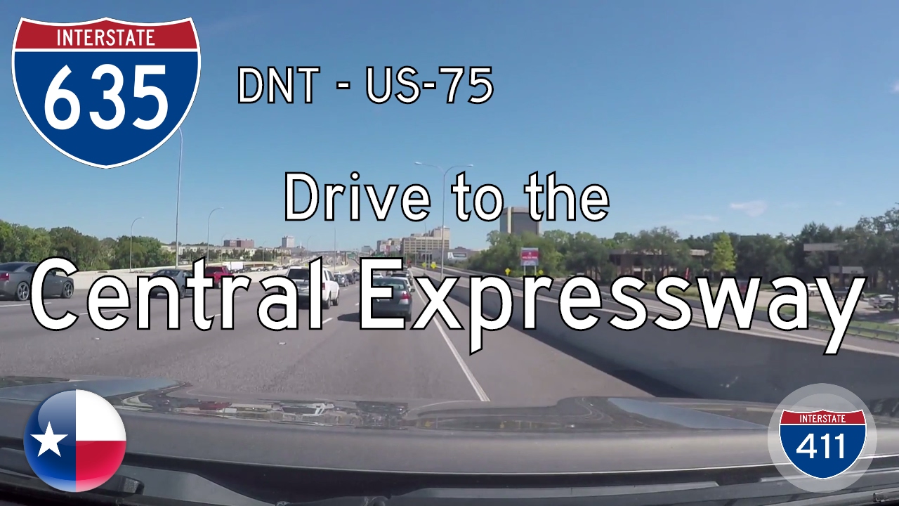 Interstate 635: Eastbound in Dallas – Texas