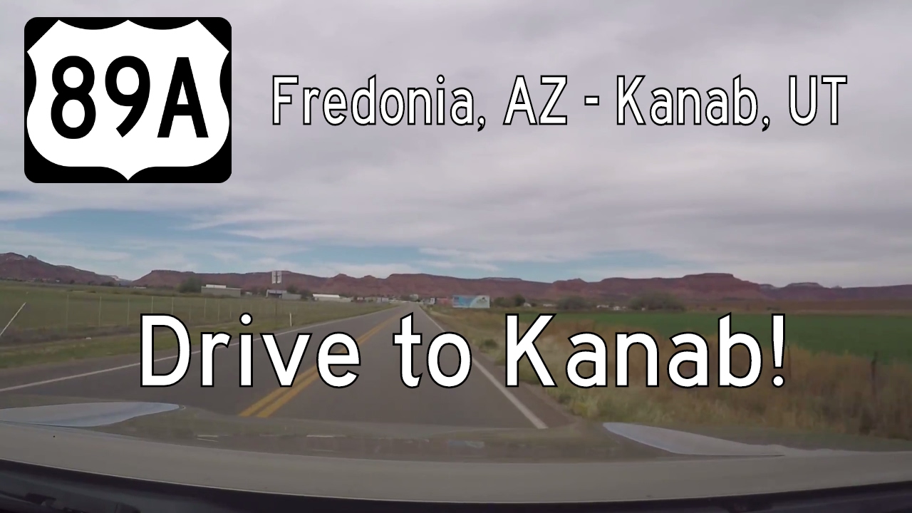 U.S. Route 89A: Fredonia AZ to Kanab UT