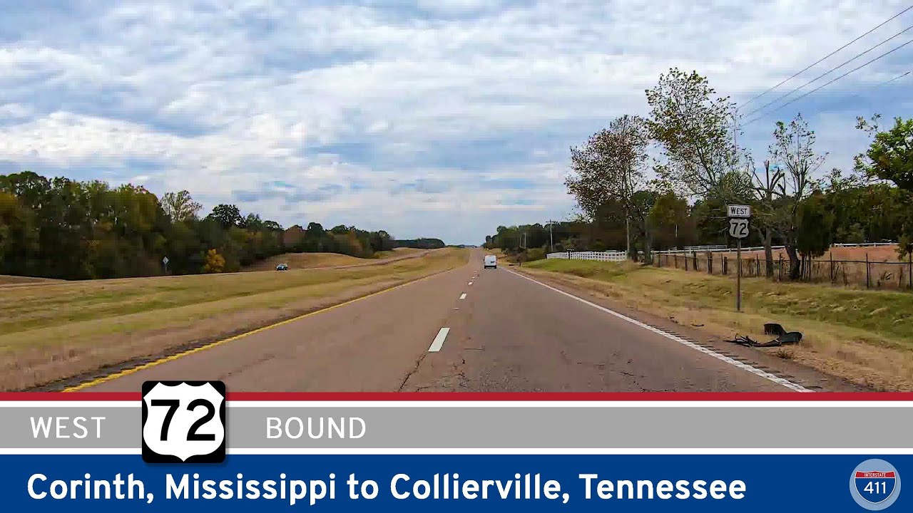 U.S. Route 278: Corinth, Mississippi to Collierville, Tennessee